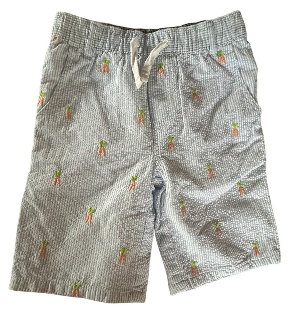 Gymboree blue seersucker carrots Shorts size 6